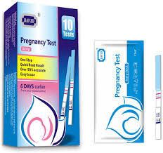 Take the strip out when the sample has migrated to the test window (at least 5 seconds). Buy 10 Count Pregnancy Test Strips Hcg Test Strips David Pregnancy Tests Rapid Early Detection Pregnancy Test Online In Maldives B08lyzbjpf