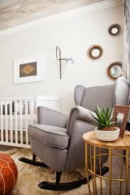 Design Dump Neutral Masculine Nursery Reveal Nursery Chair Dining Room Chairs Modern Ikea Nursery