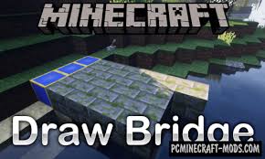 Dig a 4 long by 4 to 6 wide hole. Draw Bridge Block Mod For Minecraft 1 16 5 1 14 4 1 12 2 Pc Java Mods