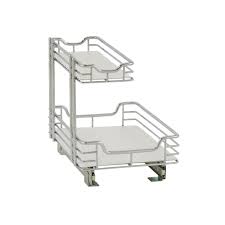 under sink organizer in chrome