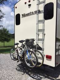 But has anyone towed a popup camper or trailer with the fit? Bike Rack On Bumper Montana Owners Club Keystone Montana 5th Wheel Forum