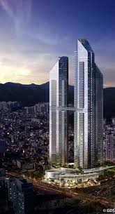 Minam Skypark Towers Busan Skyscraper Architecture Futuristic Architecture Unique Architecture