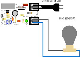 Layout of a potential clap switch circuit. Pcb Layout Of Night Switch Pcb Circuits