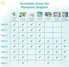 Diaper Size And Weight Chart Pampers