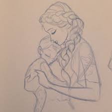 Happy Mothers Day Mothers Day Drawings Mom Drawing Sketches