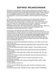 Definisi pelancongan pelancongan dan melancong membawa maksud yang berbeza. Perspektif Maksud