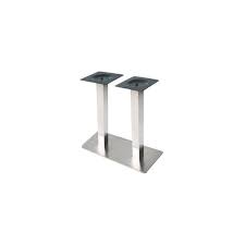 Stainless steel table bases are very strong and great for outdoor use. Nella Stainless Steel Dining Table Base 5003 Nella Online