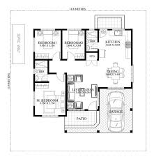 Clarissa One Story House With Elegance Shd 2015020 Pinoy Eplans Bungalow Floor Plans House Floor Design Model House Plan
