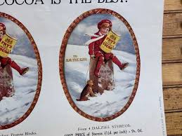 Fry's Cocoa Chocolate Children In Snow ...