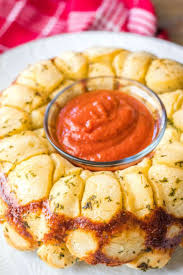 Spray a bundt pan with nonstick cooking spray. Cheesy Pull Apart Garlic Bread Bread Booze Bacon