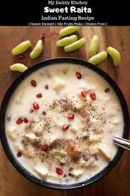 Sweet Raita Fruits Raita Fasting Recipe My Dainty Kitchen Recipe Recipes Best Raita Recipe Indian Food Recipes Vegetarian