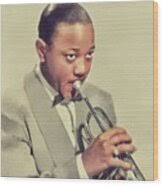 Roy Eldridge, Music Legend Wood Print by Esoterica Art Agency