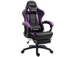 Chair weight capacity (lbs.) deals. Dowinx Gaming Chair Ergonomic Racing Style Recliner With Massage Lumbar Support Office Armchair For Computer Pu Leather E Sports Gamer Chairs With Retractable Footrest Black Purple Newegg Com