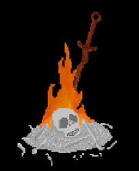 Dark Souls Bonfire Gif Wallpaper #dark souls #dark souls gif #dark souls gifs #piece of trash #literally belongs in a toilet #you'd be better off just eating your money. dark souls bonfire gif wallpaper