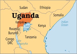 Uganda is also positioned above the border, as expressed by the direction associated with the country's latitudinal coordinate. Uganda Operation World