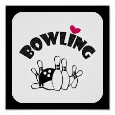 Black And White Bowling Ball Love Bowling B W Bowling Pins And Ball Poster Zazzle Com Bowling Pins Black Pins Bowling Ball