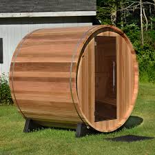We select the highest quality cedar for its proven putting together the our sauna kits is easy! Almost Heaven Saunas Watoga Electric Barrel Sauna In Clear Cedar