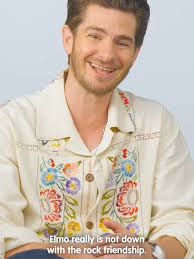 It's a Sesame Street News Flash! Elmo and Andrew Garfield sit down for a  hard-hitting interview. #Elmo #AndrewGarfield #SesameStreet