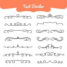 Download Vector Elegant Text Dividers Vectorpicker Hand drawn text dividers and borders. download vector elegant text dividers