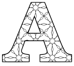 All english coloring pages including this alphabet letter a coloring page can be downloaded and printed. Alphabet Coloring Pages Printable Number And Letter Stencils Patterns Monograms Stencils Diy Projects