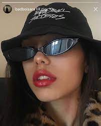Street Logo Bucket Badboisara Vintage Glasses Sunglasses Sunglasses Women