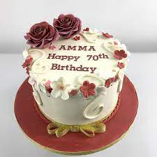 Includes edible benches and bowling balls and the. 70th Birthday Cake Tutorial An Elegant Floral Cake Decorated Treats