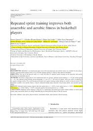 repeated sprint improves both