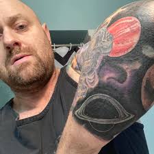 Who else has space tattoos? Almost done with my sleeve!