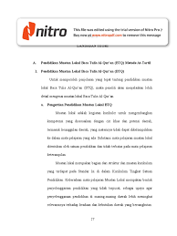 Rpp btq kelas vii semester i 1. Sk Dan Kd Btq Smp