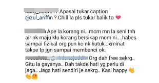 It's like we were quilled from the same ink. Orang Dah Free Sekarang Zul Ariffin Muat Naik Foto Sweet Bersama Farah Tapi Part Tukar Caption Tarik Perhatian Kisah Dunia