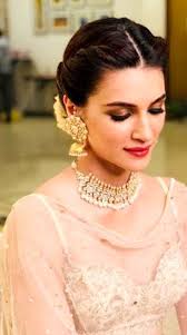 Image Result For Bridal Bun Indian Bridal Hair Buns Indian Bun Hairstyles Hair Styles