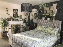 Hanging plants in your bedroom. Love My New Bedding The Hanging Plants Are Safely Secured With Metal Weight Bearing Wall Plugs The Pots On The Headboard Are Tied To Hooks Attached To The Wall Behind