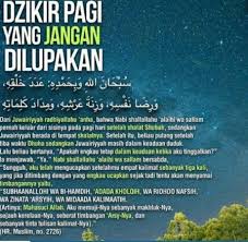 Zikir pagi petang arab latin terjemah h fachrurazi dzikir pagi sore biru shopee indonesia. Bacaan Dzikir Pagi Dan Petang Sesuai Sunnah Pengertian Arti Dan Latinnya