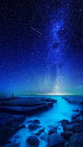 Sea Ocean Beach Water Background Fantasy Landscape Night Sky Wallpaper Beautiful Nature Wallpaper