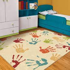 Since rugs (yes, even baby and kids' rugs) can be pretty pricey, it's important to find. Orian Handprints Fun Kids Area Rug Walmart Com Walmart Com