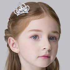 Amazon.com: Yean Taira for Little Gilrs Silver Mini Tiara Comb Rhinestone  Small Tiaras for Girls (Silver) : Beauty & Personal Care