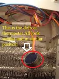 Locate your refrigerator's defrost thermostat. Solved Ge Gss25kgsaww Side By Side Refrigerator Not Fixya