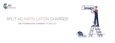 Installation of daikin ductless floor standing units. Lowest Ac Installation Charges In India 9266608882