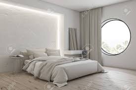 Rated 4.5 out of 5 stars. Corner Of Modern Bedroom With White Walls Wooden Floor Comfortable Stock Photo Picture And Royalty Free Image Image 130263900