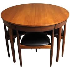 Hans Olsen Teak Roundette Dining Room Set For Frem Rojle Danish Modern Modern Dining Room Set Dining Room Sets Dining Room Table