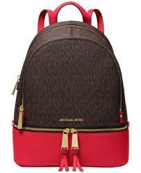 Rhea Zip Leather Backpack Michael Kors Rhea Backpack Leather Backpack Fashion Tote Bag