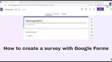 how to create online questionnaire l how to use Google Form l step ...