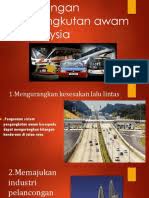 Cadangan penambahbaikan pengangkutan awam terbaik di malaysia (cara mengatasi masalah). Amalan Pengangkutan Lestari