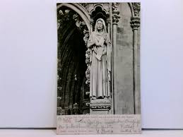 AK Metz, Statue des Propheten Daniel am Christus-Portal des Domes; 1905:  (9999) Manuskript&nbsp;/&nbsp;Papierantiquität