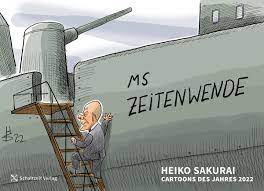 Cartoons des Jahres 2022 -Zeitenwende' von 'Heiko Sakurai' - Buch -  '978-3-946972-65-5'