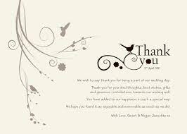 Thank You Wedding Wording Program Terserah Net Wedding Thank You Cards Wording Thank You Card Wording Wedding Thank You Cards