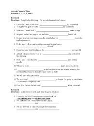 All clauses contain a subject and a verb, adverb clauses are introduced by subordinating conjunctions.for example, Adverb Time Clauses Exercises Dinner Sentence Linguistics