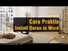Add On Quran In Microsoft Word 2007 2010 2013 2016 Youtube
