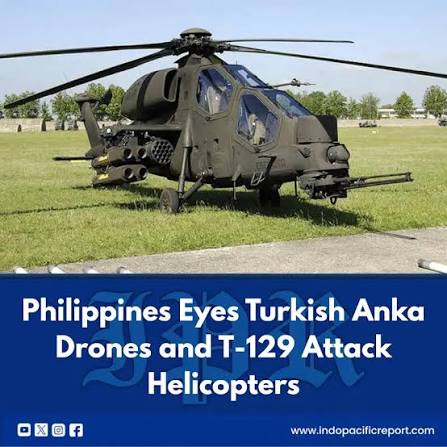 The Philippines' interest in Turkish defense platforms signals a broader effort to diversify its military supply chain beyond traditional Western partners. Examining the TAI Anka UAV and additional T-129 ATAK helicopters could