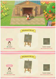 Animal crossing qr codes clothes. I Found Some Path Designs That Matched The Museum Acnh Custom Designs